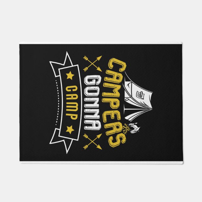 Campers Gonna Camp Doormat (Front)