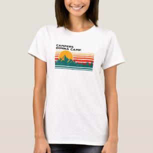 Campers Gonna Camp Tropical Tour Sunny Cruise Camp T-Shirt