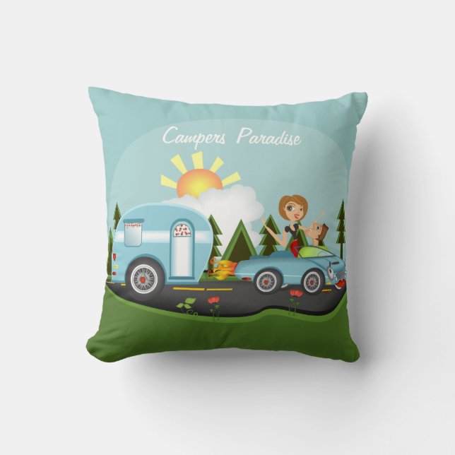 Campers Paridise Cushion (Front)