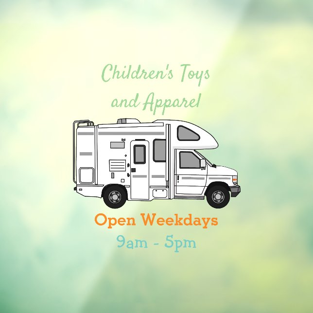 Campervan cartoon illustration (Sheet 3)