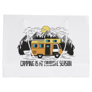 Campervan Mountain Retreat Large Gift Bag