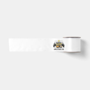 Campervan Mountain Retreat Satin Ribbon