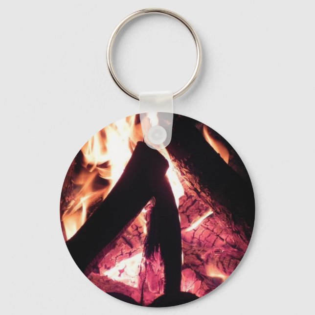 Campfire at night key ring (Front)