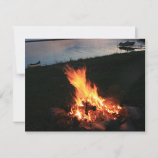 Campfire at Sunset