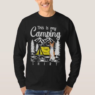 Campfire Basenji This Is My Camping T-Shirt