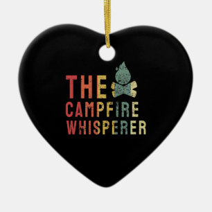 Campfire - Campfire Whisperer Ceramic Ornament