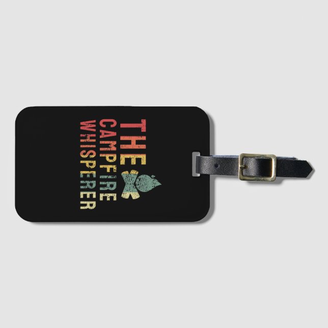 Campfire - Campfire Whisperer Luggage Tag (Front Horizontal)