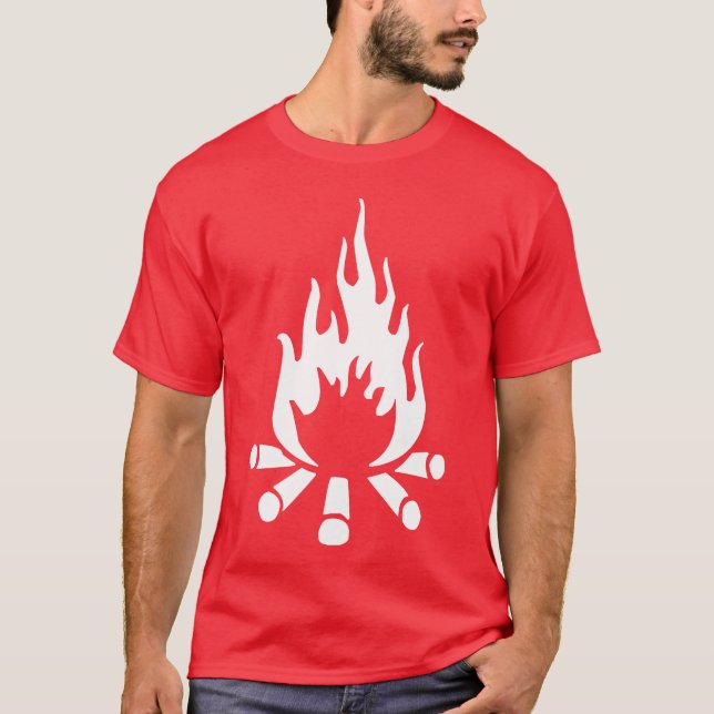 Campfire Camping friend T-Shirt (Front)