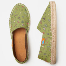 Campfire Camping Outdoor Adventures Patterned