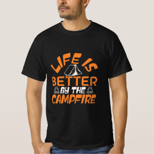 Campfire Camping Outdoor wilderness Gift T-Shirt