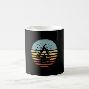 Campfire Camping Retro Coffee Mug