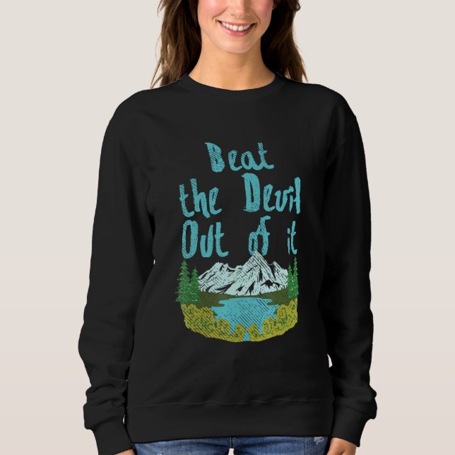 Campfire Camping Rv Rv Camping Sweatshirt (Front)
