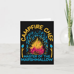 Campfire Chef Master Of The Marshmallow Hiking Card