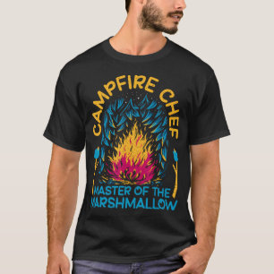 Campfire Chef Master Of The Marshmallow Hiking T-Shirt