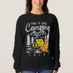 Campfire Chow Chow This Is My Camping Sweatshirt