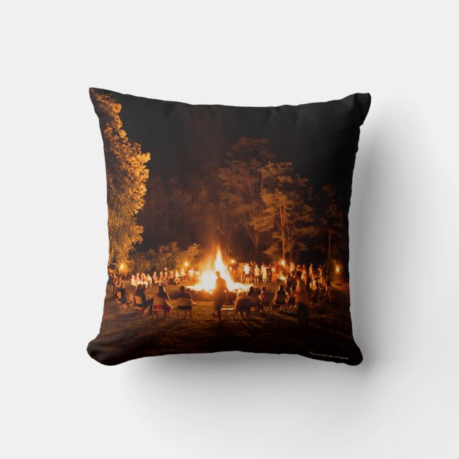 Campfire days, cushion (Front)