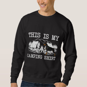 Campfire Doberman Pinscher Dog This Is My Camping Sweatshirt