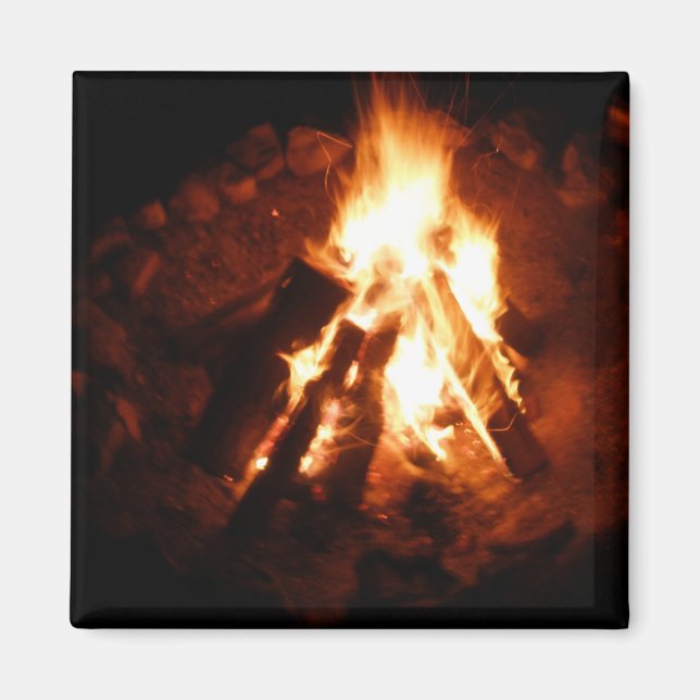 Campfire fire pit magnet (Front)
