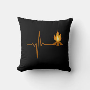 Campfire Heartbeat Camping Cushion