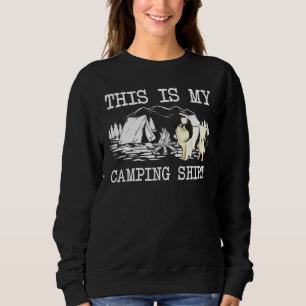 Campfire Japanese Chin Dog This Is My Camping Sweatshirt