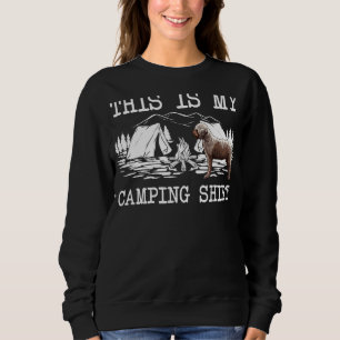 Campfire Lagotti Romagnoli Dog This Is My Camping Sweatshirt