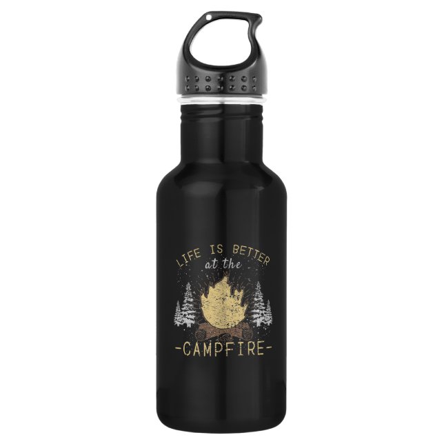 Campfire - Life Is Better By The Campfire 532 Ml Water Bottle (Front)