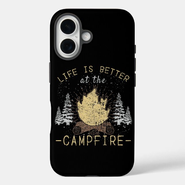 Campfire - Life Is Better By The Campfire Case-Mate iPhone Case (Back)