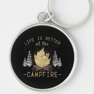 Campfire - Life Is Better By The Campfire Key Ring
