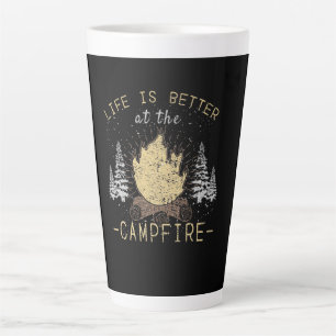 Campfire - Life Is Better By The Campfire Latte Mug