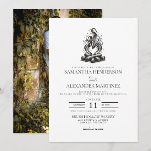 Campfire Love Wedding Invitation