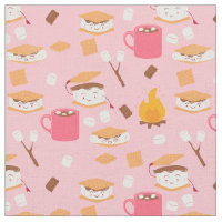 campfire marshmallow chocolate smores pink