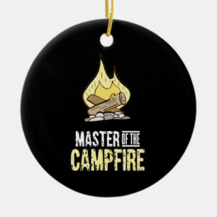 Campfire - Master of The Campfire Ceramic Ornament