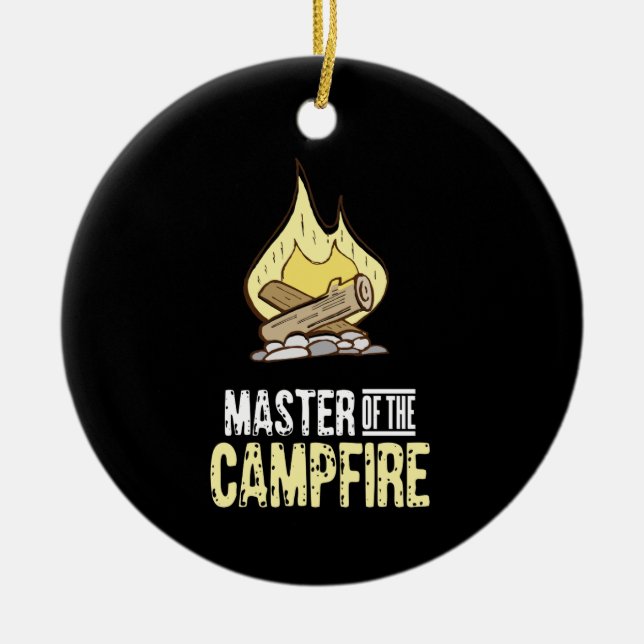 Campfire - Master of The Campfire Ceramic Ornament (Front)