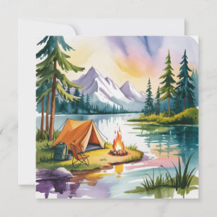 Campfire Memories Invitation