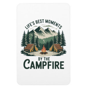Campfire Moments Fridge Magnet