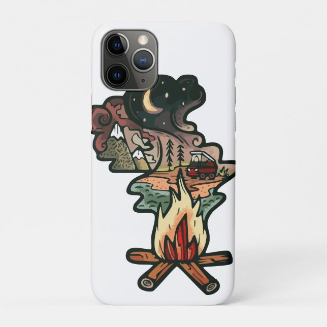 Campfire Night Adventure Case-Mate iPhone Case (Back)
