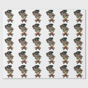 Campfire Night Adventure Wrapping Paper