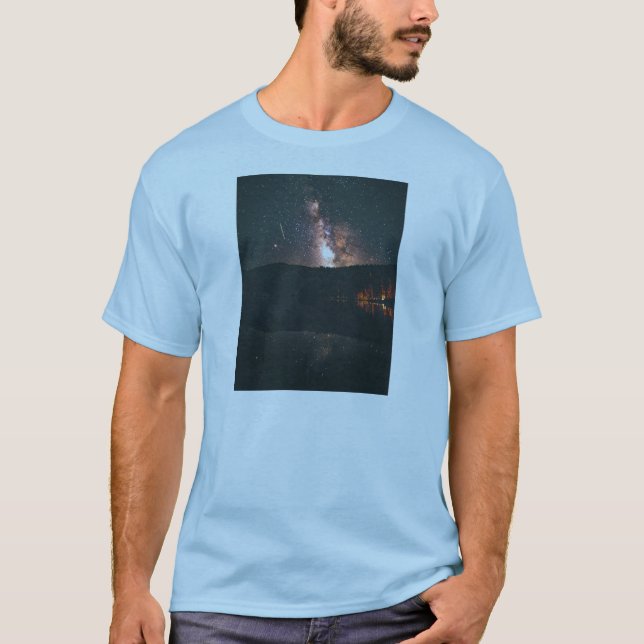 campfire night sky T-Shirt (Front)