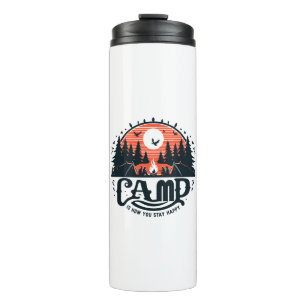 Campfire Nights Amid Pine Forests Thermal Tumbler