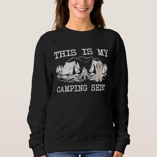 Campfire Polish Lowland Sheepdog Dog This Is My Ca Sweatshirt (Front)