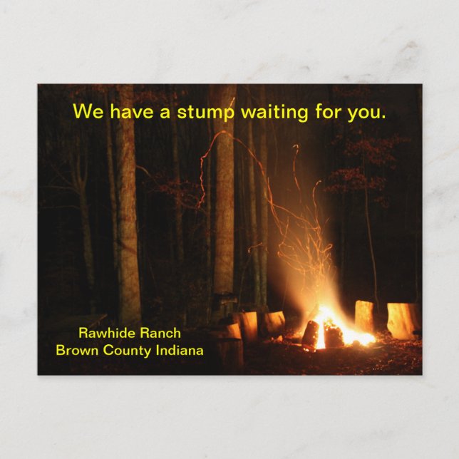 Campfire Postcard (Front)
