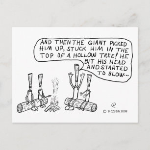 Campfire Reeds Postcard