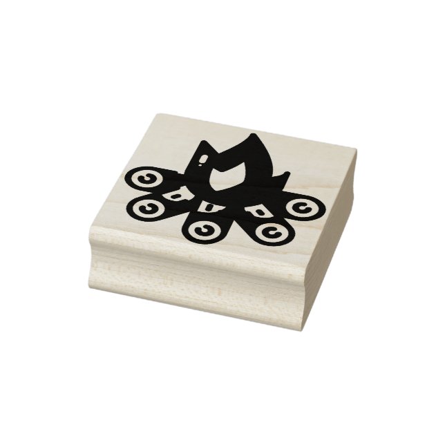 campfire rubber stamp (Stamp)