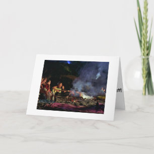 CAMPFIRE=SINGING HAPPY BIRTHDAY ACROSS THE MILES CARD