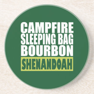 Campfire Sleeping Bag Bourbon Shenandoah Coaster
