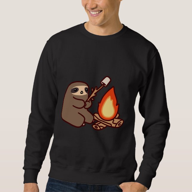 Campfire Sloth 30 Sweatshirt (Front)