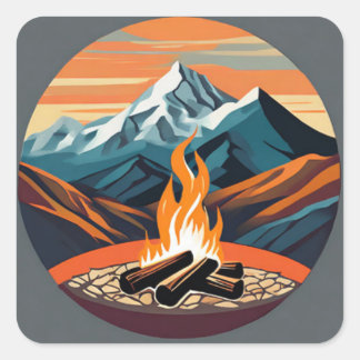 Campfire sticker