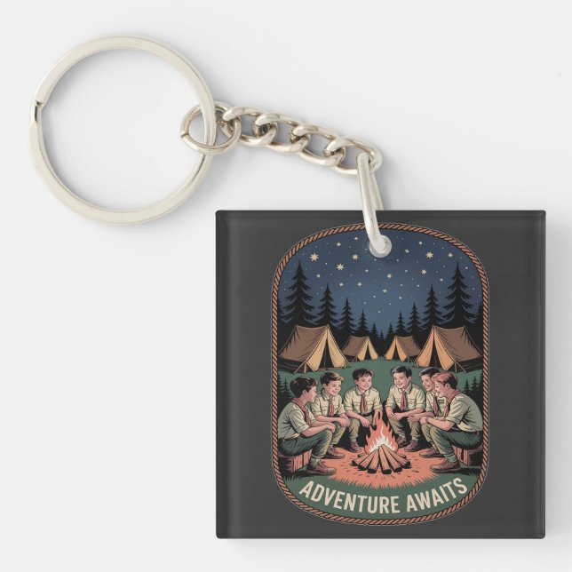 Campfire Tales Key Ring (Front)
