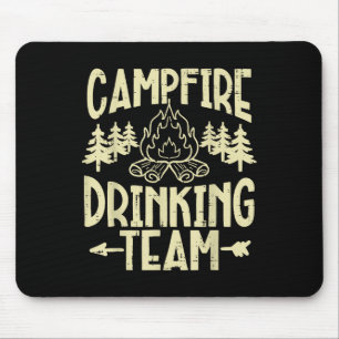 Campfire Team Camping Funny Camp Camper Dad Men Wo Mouse Pad