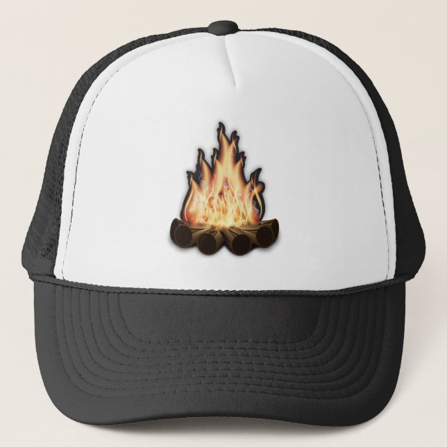 Campfire Trucker Hat (Front)